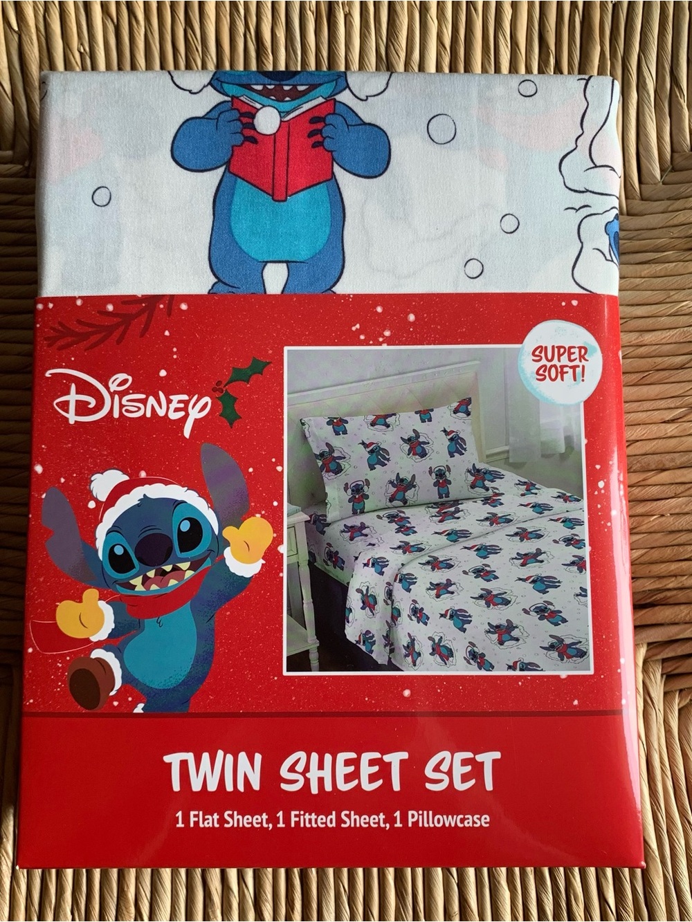Disney Stitch Twin Sheet Set
